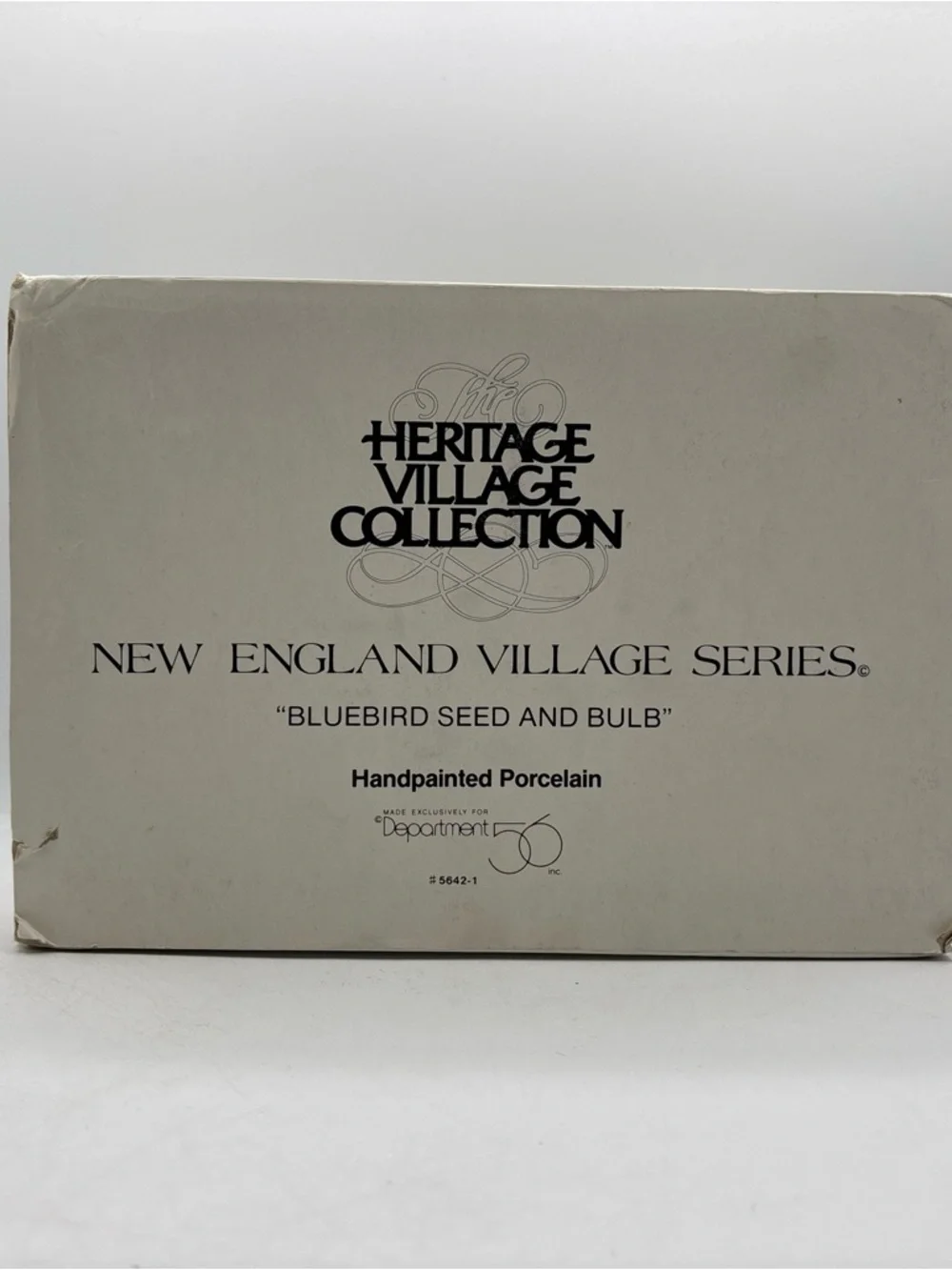 Department 56 1992 Vintage HVC New England Village‎ Bluebird Seed & Bulb 5642-1